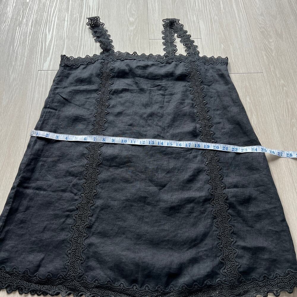 J. Crew Black Lace-Trim Mini Dress - Picture 6 of 11